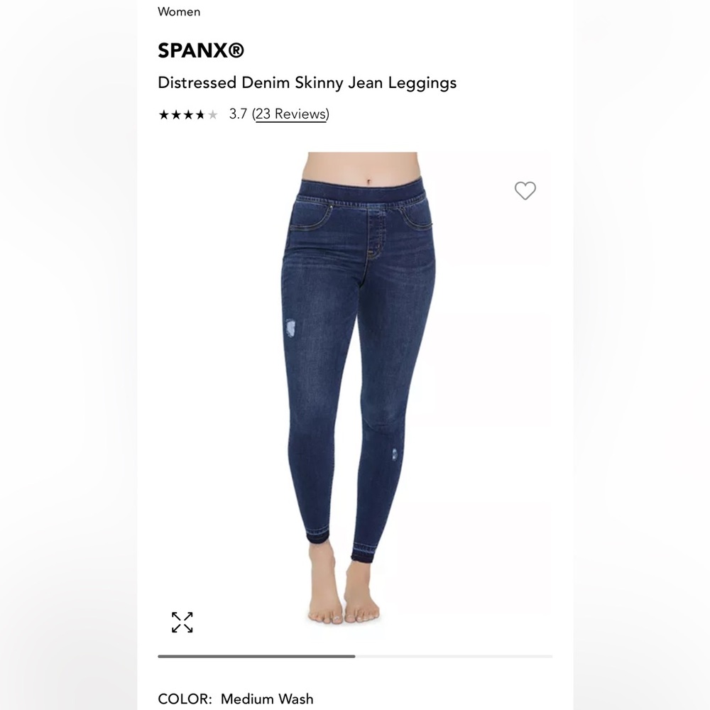 Spanx size medium denim legging
